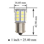 【PA LED】促銷出清 1156 1157 T20 7443 7440 27晶 白光 LED 煞車燈 日行燈 倒車燈, , large
