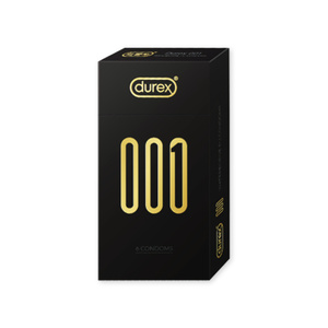Durex杜蕾斯 001水性聚氨酯標準裝保險套6入