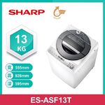 SHARP ES-ASF13T無孔槽變頻洗衣機13kg, , large
