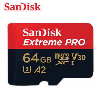 【SanDisk】 Extreme PRO 64G UHS-I U3 A2 V30 microSDXC 記憶卡