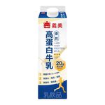 義美優質高蛋白牛乳(無加糖) 900ml, , large