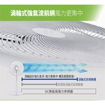 SANLUX 14&rdquo; Taiwan-Made DC Inverter Remote Standing Fan EF-P14DBS1, , large