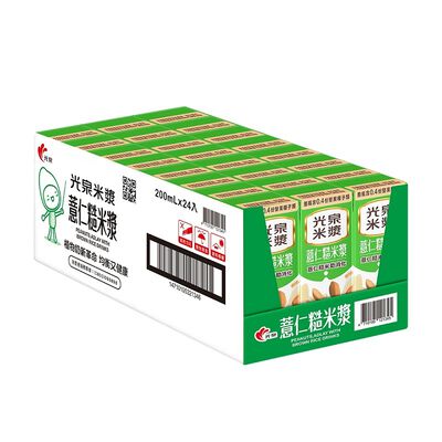 光泉薏仁糙米漿200ml -24入