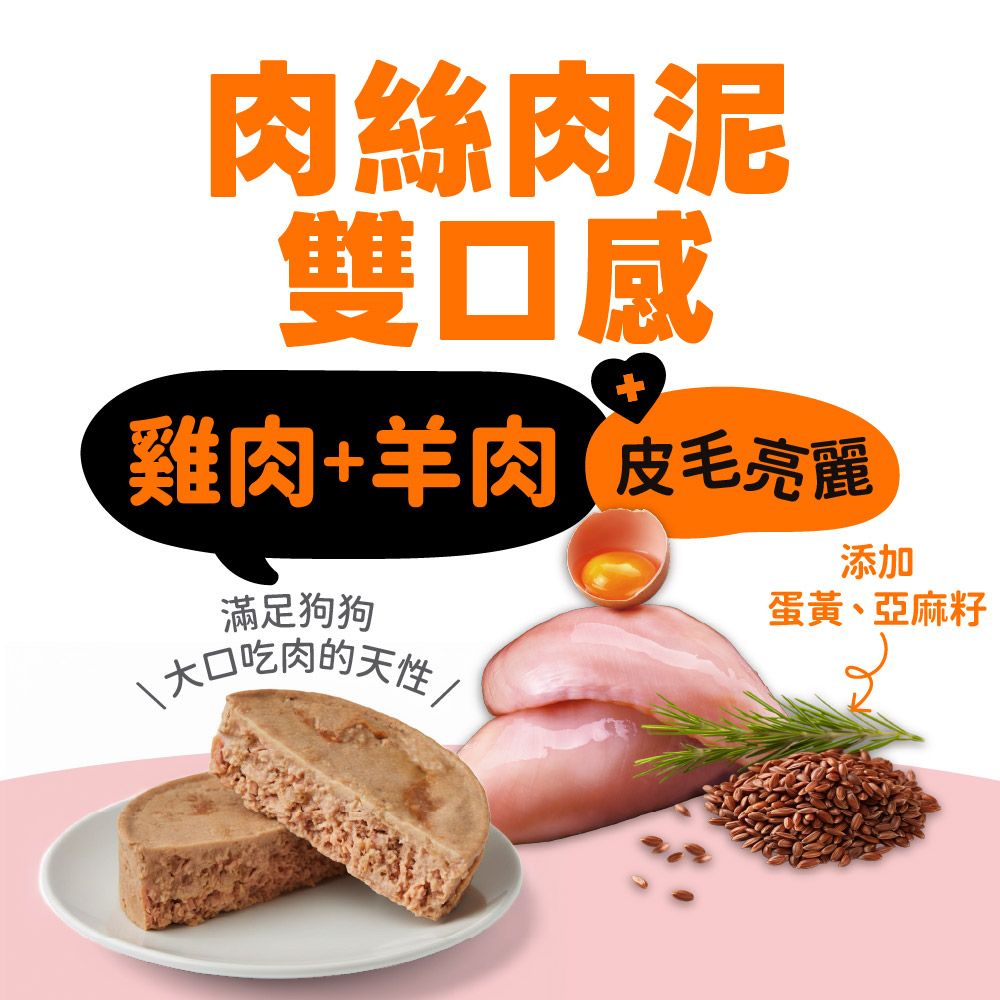 【耐吉斯】好腸胃主食罐頭 80g*24罐/箱 全齡犬/熟齡犬 雞肉 羊肉 牛肉(狗罐/腸胃保健), , large