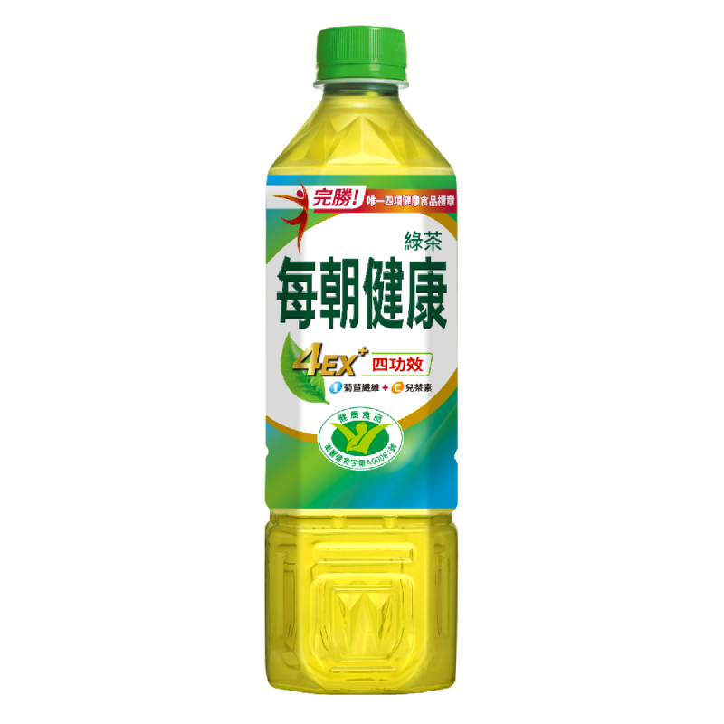 每朝健康綠茶(無糖) 650ml, , large