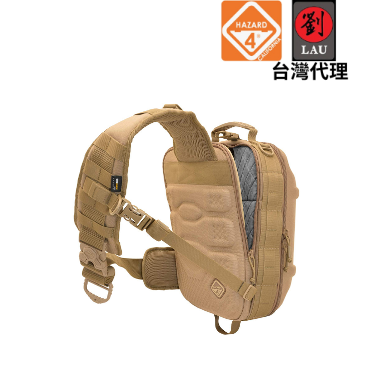 [劉氏國際]HAZARD 4 BS-HBC-CYT 硬殼單斜肩筆電包(沙色), , large