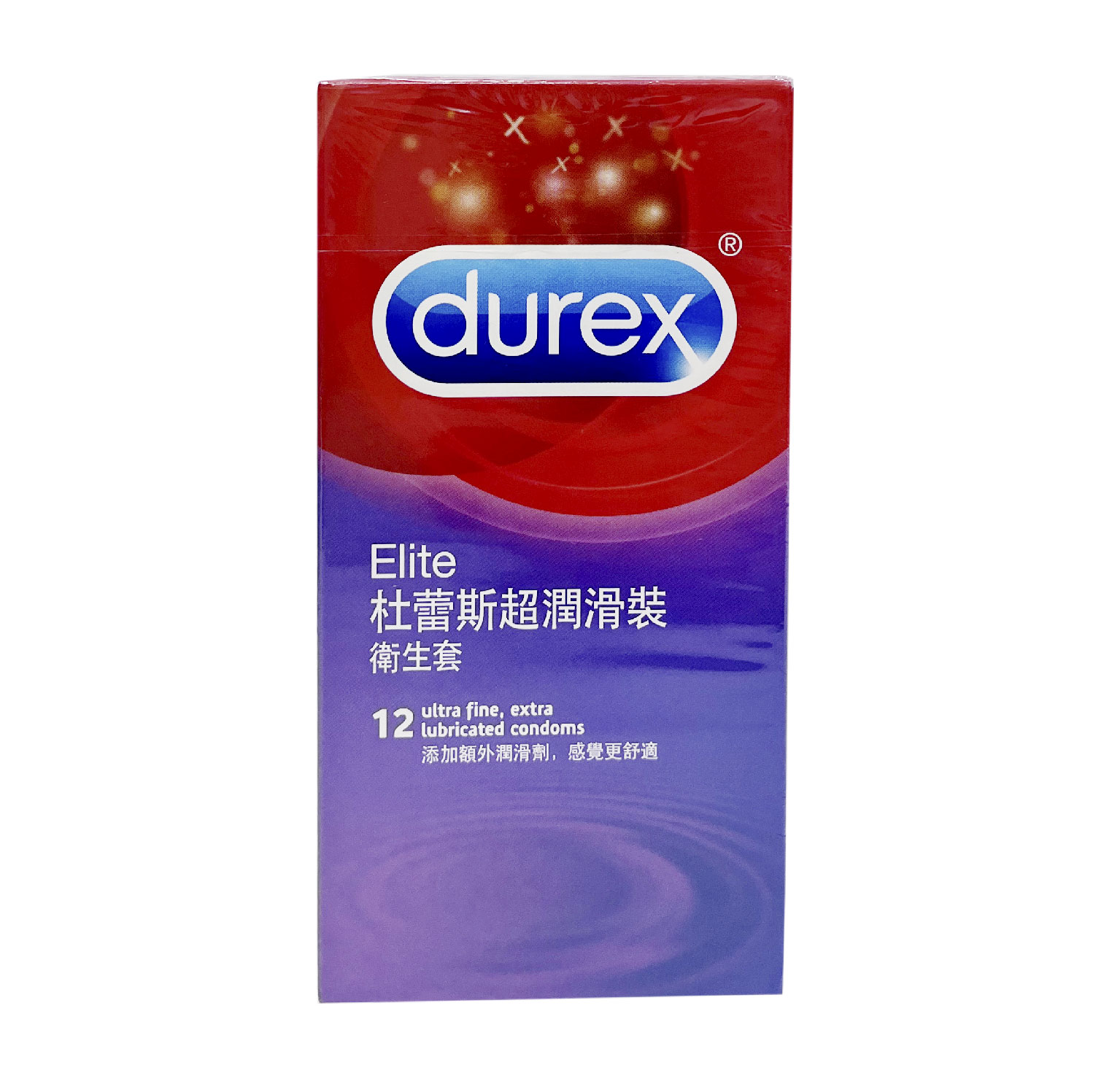【杜蕾斯 Durex】超潤滑裝衛生套12入/盒 保險套, , large