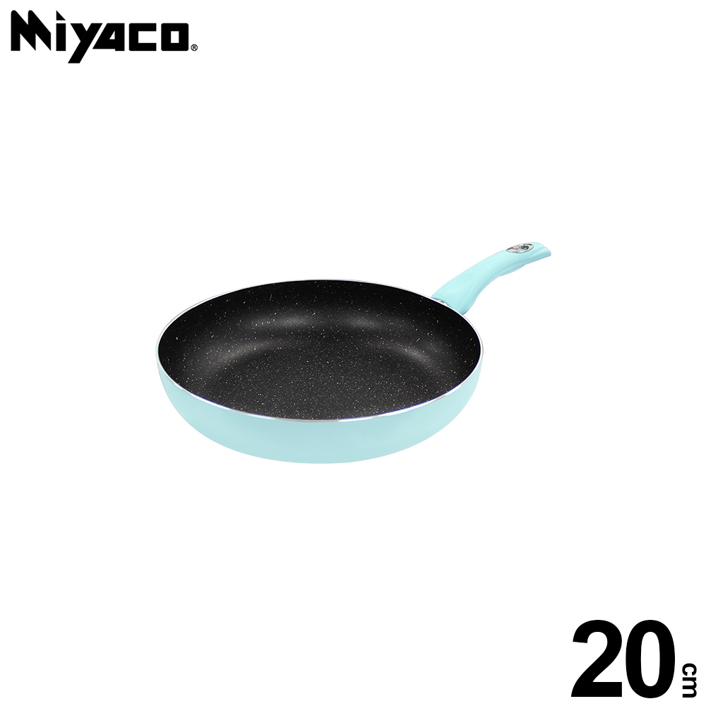 Miyaco 米雅可 輕漾導磁不沾平煎鍋大理石平底鍋IH無蓋 20cm-Leidea樂德兒, , large