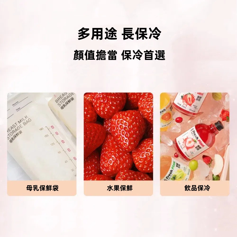 【A&R】吾家有貓之馬卡色系戶外手提保溫 保冷箱附肩帶 13L - 藍色, , large
