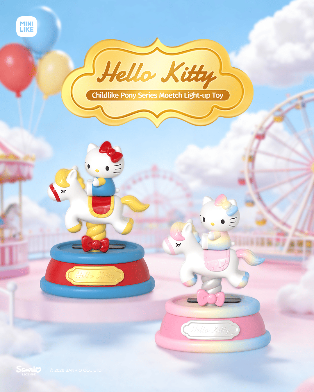 【際洋文化】Hello Kitty Style童心小馬系列光動樂, , large