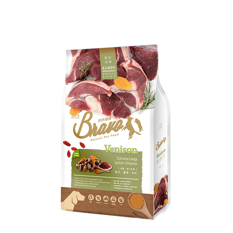 【福壽】Bravo自然禮讚無穀漢方犬食6kg-鹿肉口味, , large