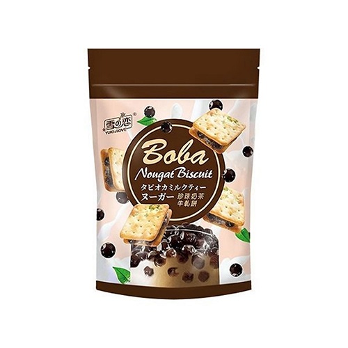 Snow Lover Bubble Tea Nougat Cookie, , large