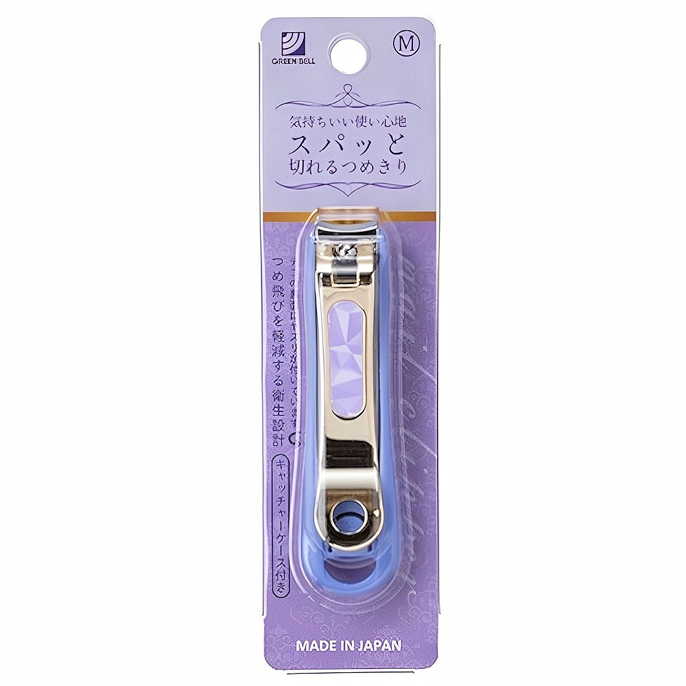 【Greenbell】Gold Nail Clipper w/Blue Catcher (M) , , large