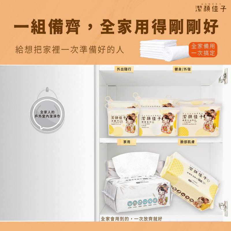 [潔顏佳子] 居家戶外全包組 買一送一 | 一組搞定日常最常用的潔淨需求, , large