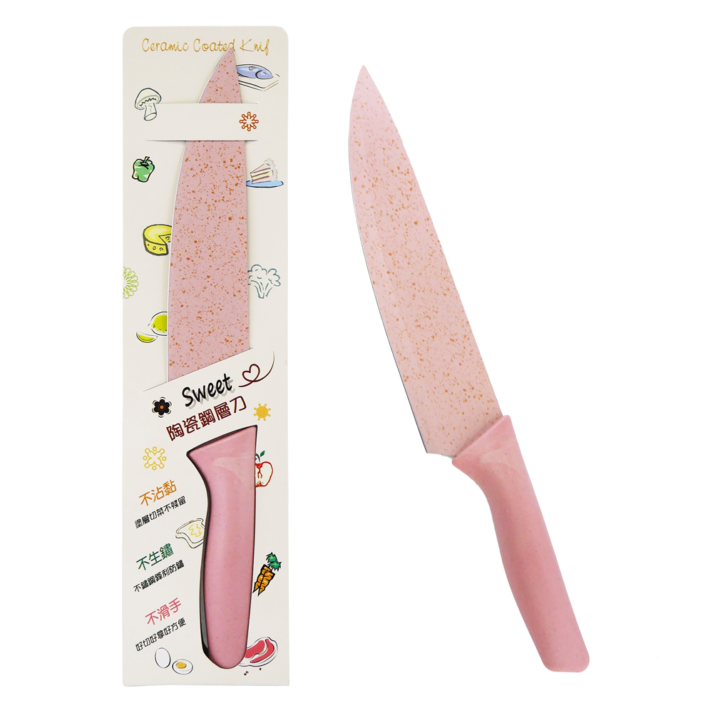 Sweet陶瓷鋼層料理刀-2入, , large
