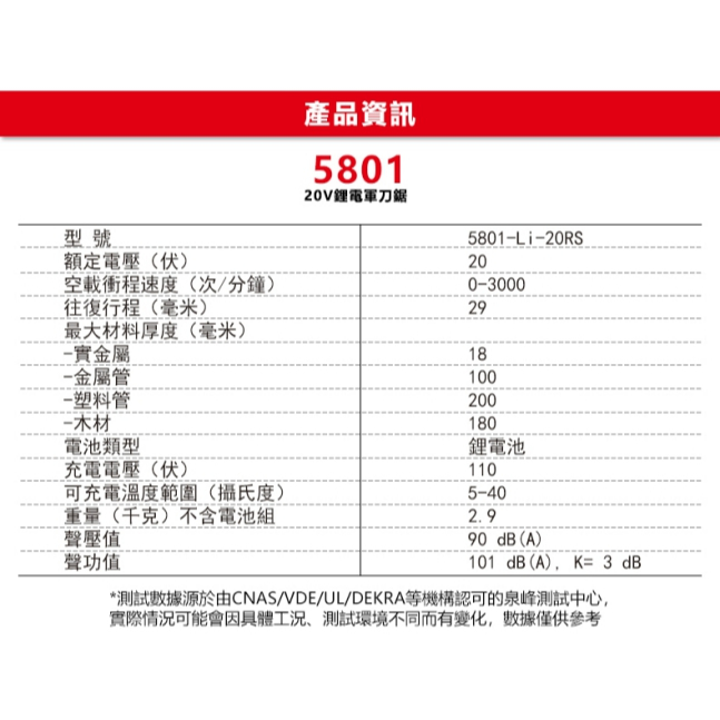 WIN五金 DEVON 大有 20V 軍刀鋸 <5801-Li-20RS+4.0電池組> 往復鋸 電鋸 切割 切斷 20V 鋰電 馬刀鋸, , large