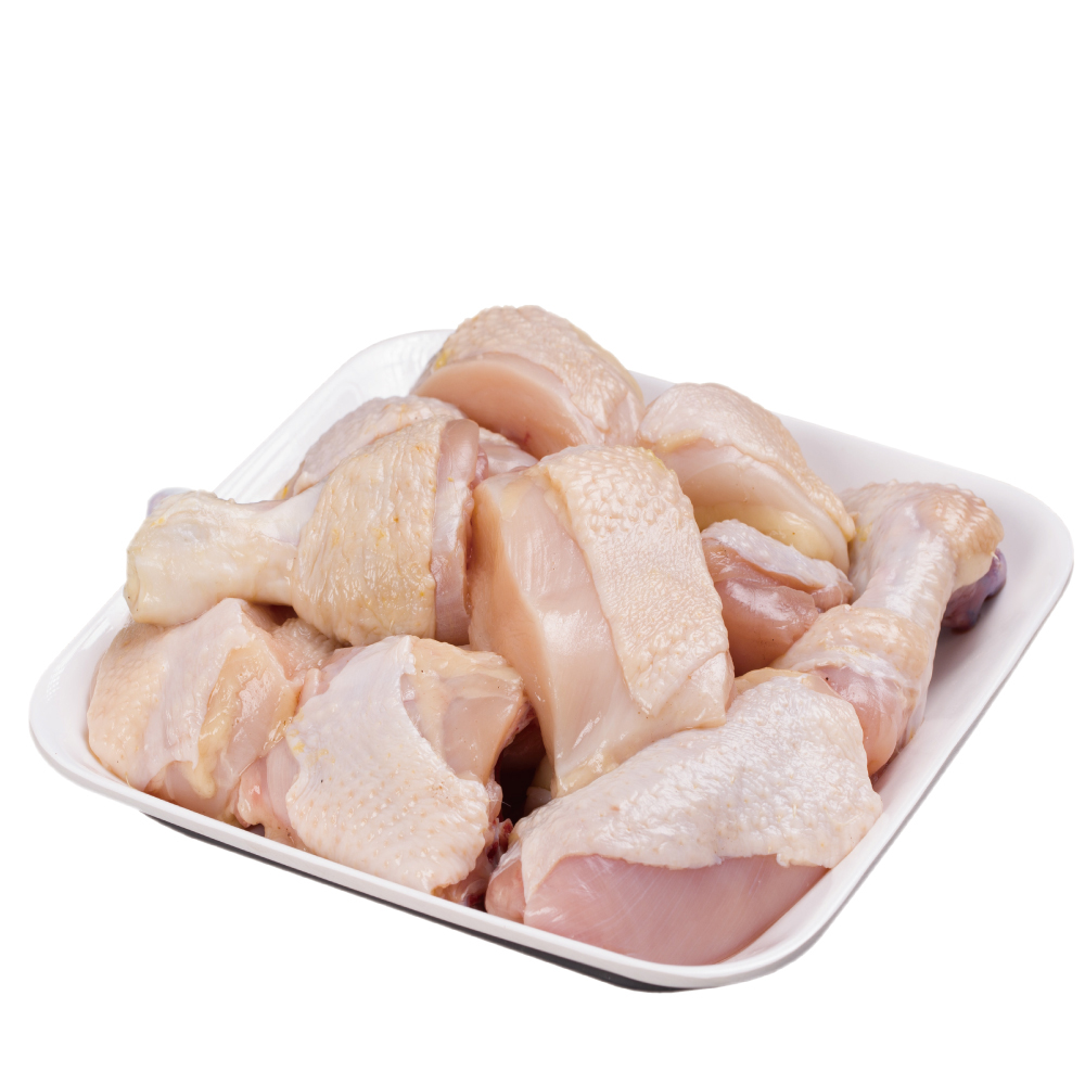 約克街肉鋪 天然放牧無毒黑羽土雞切塊3包 (1000g&plusmn;10%/包), , large