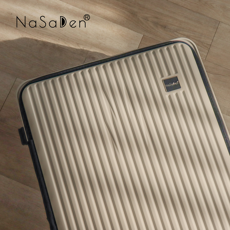 NaSaDen Rhein Series [Camel Gold]25" Front Opening Luggage, , large