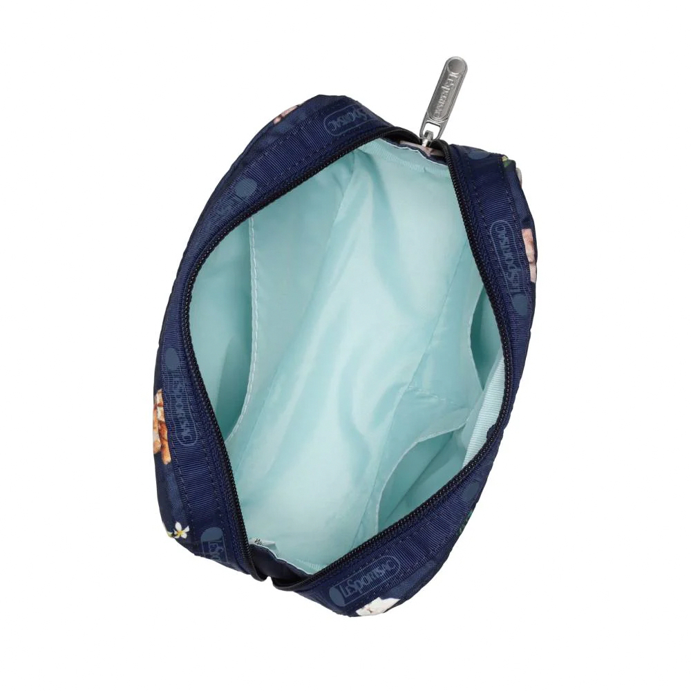 Lesportsac Rectangular Cosmetic 長形化妝包 盥洗包 收納包 女包(熱帶度假貓咪), , large