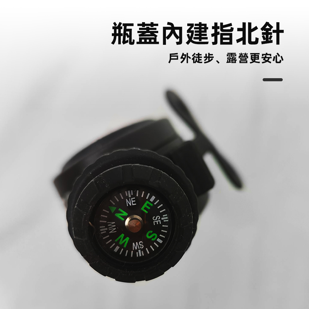 【上手家居】矽膠戰術水壺 黑色(運動水壺/折疊水壺/軟水壺/矽膠水壺), , large