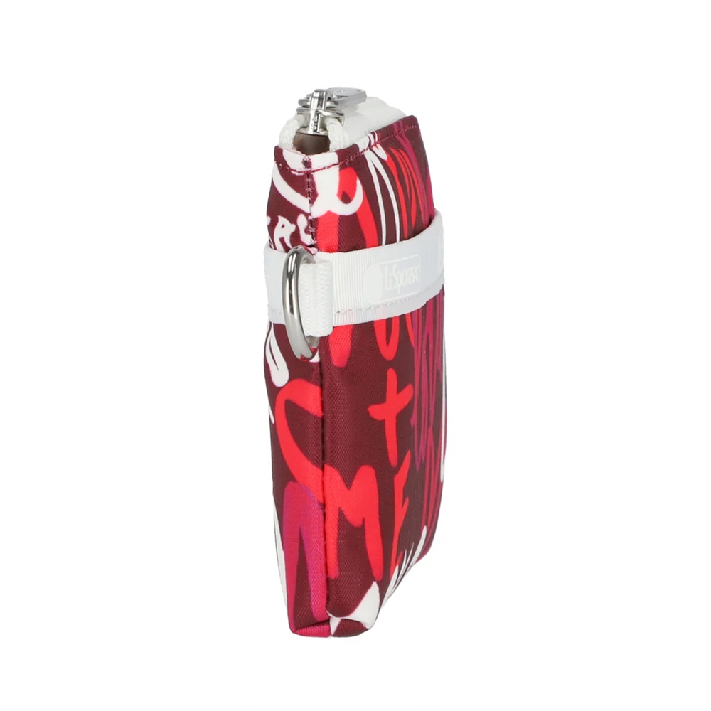 |快速出貨|Lesportsac Slim Wallet 極簡輕薄錢包/ 愛心手繪莓果色, , large
