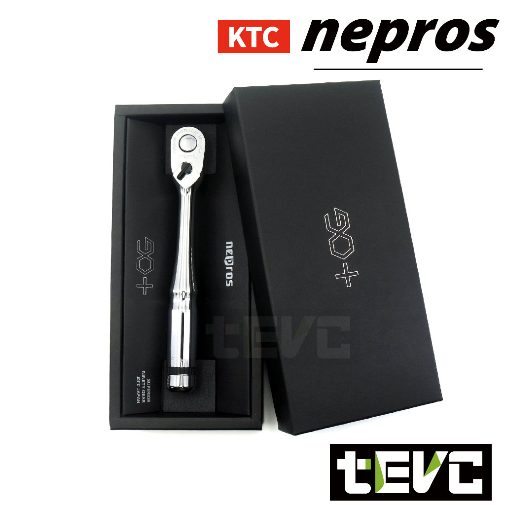 《tevc》T048 含稅 現貨 日本 KTC 新產品 NBR390A  NEPROS 9.5sq 三分 棘輪 扳手, , large