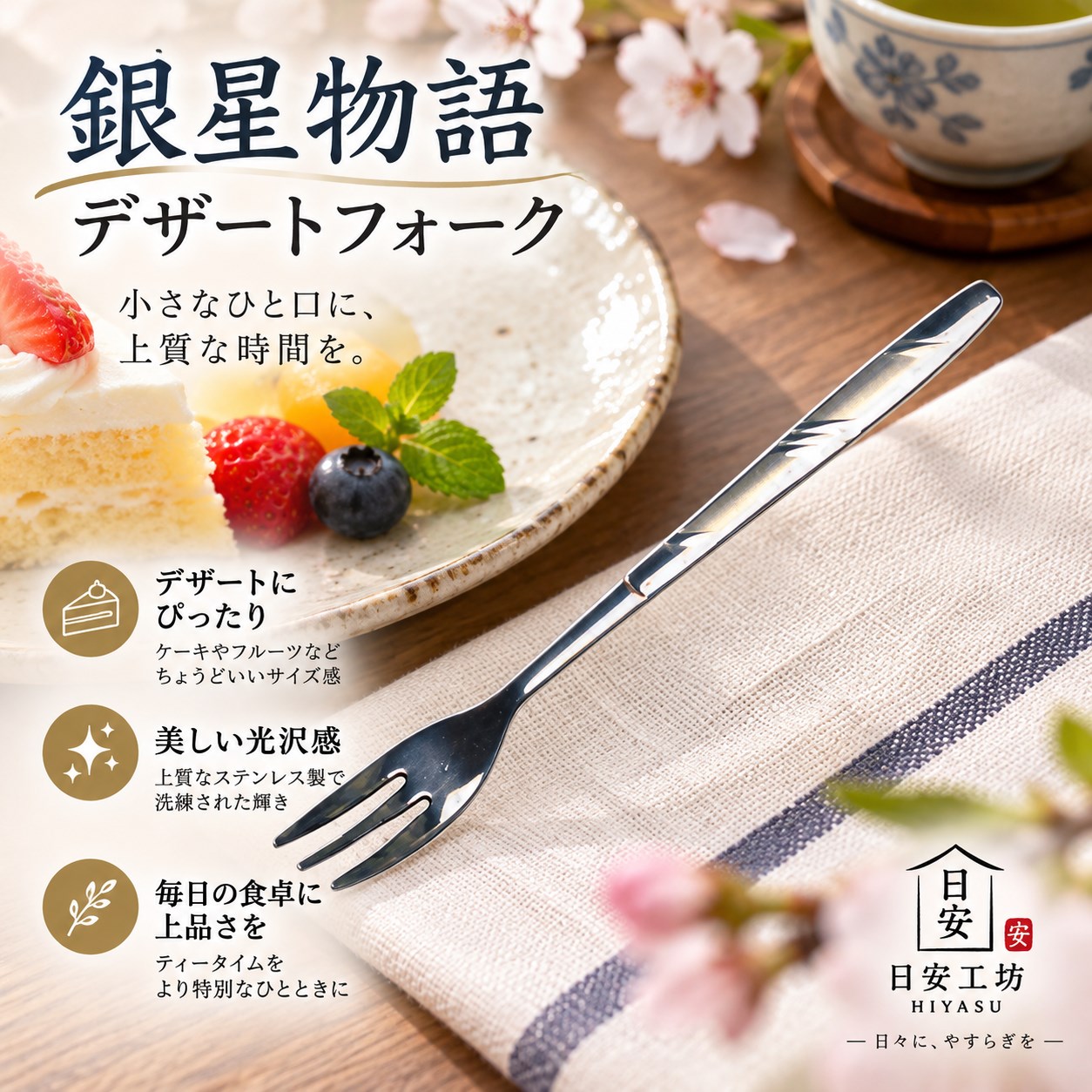 【HIYASU日安工坊】銀星物語-小叉, , large