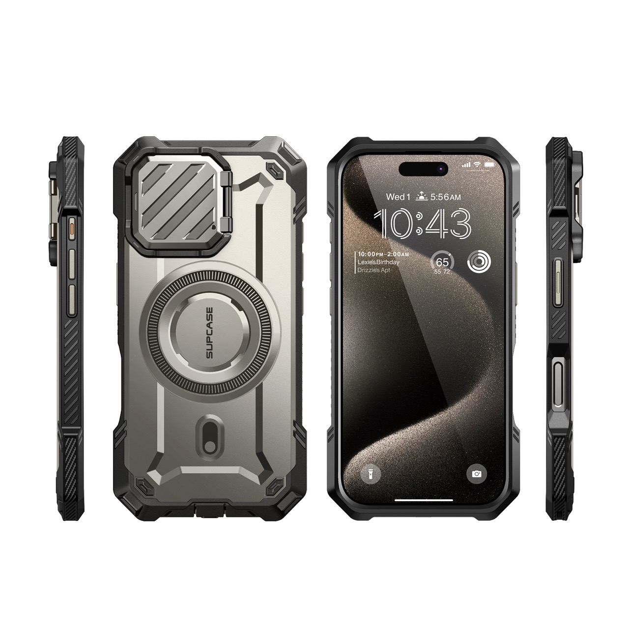 【SUPCASE】 iPhone 16 Pro系列 UB Mag XT 鏡頭蓋支架軍規防摔殼, , large