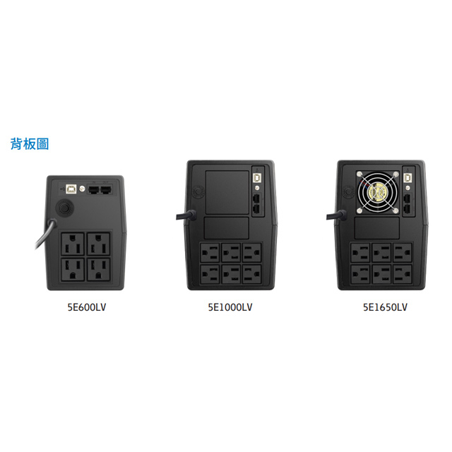 昌運監視器 Eaton 伊頓 飛瑞 5E600LV (取代5E650)在線互動式 600VA 110V UPS不斷電系統, , large