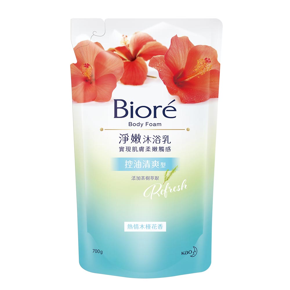 Biore淨嫩沐浴乳熱情木槿花香補包, , large