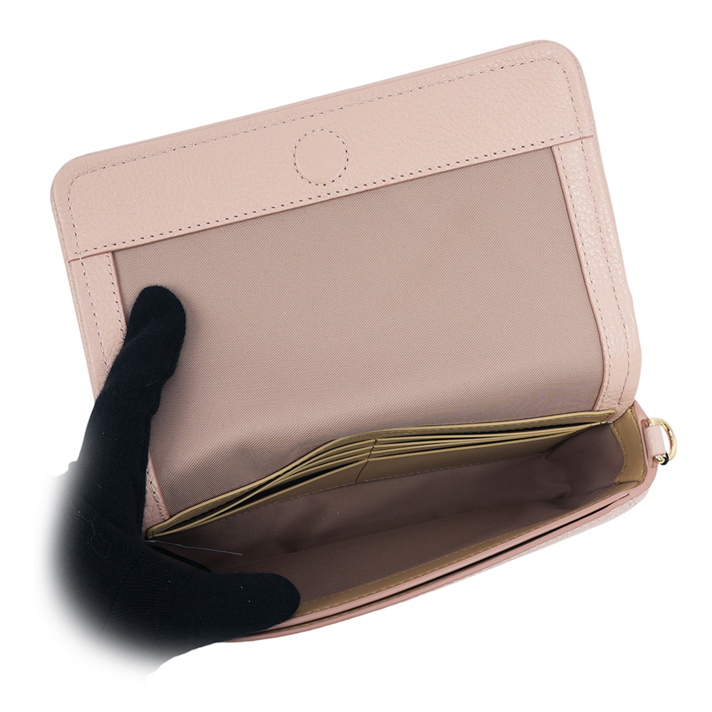 MARC JACOBS 粒面皮革迷你斜背包WOC/手拿包/玫瑰粉, , large