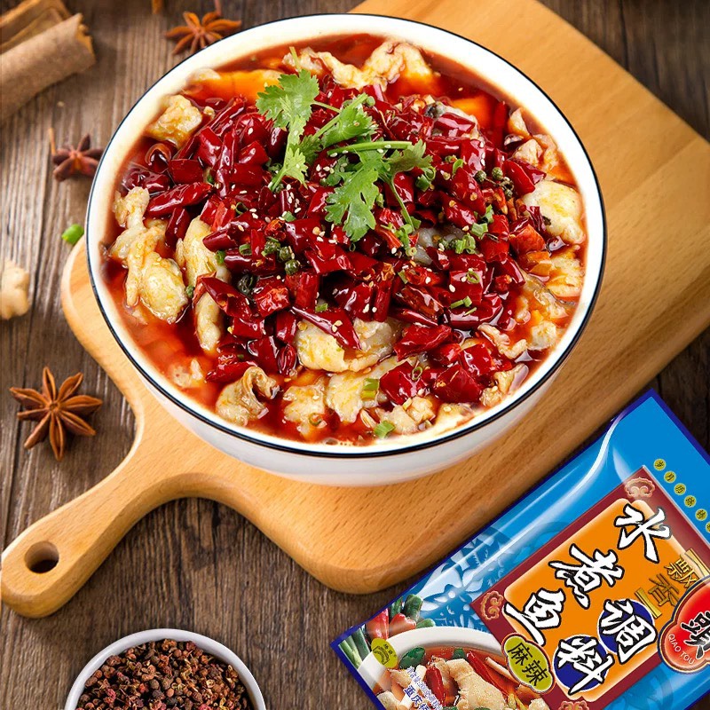 Qiaotou Spicy Boiled Fish Seasoning, , large