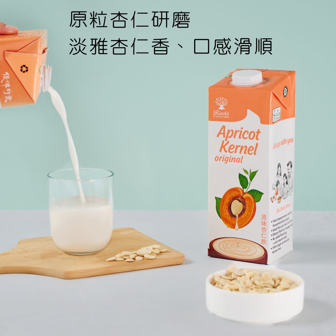 Roots Apricot Kernel Original 200ml X6 packs Plant Based Milk, , large