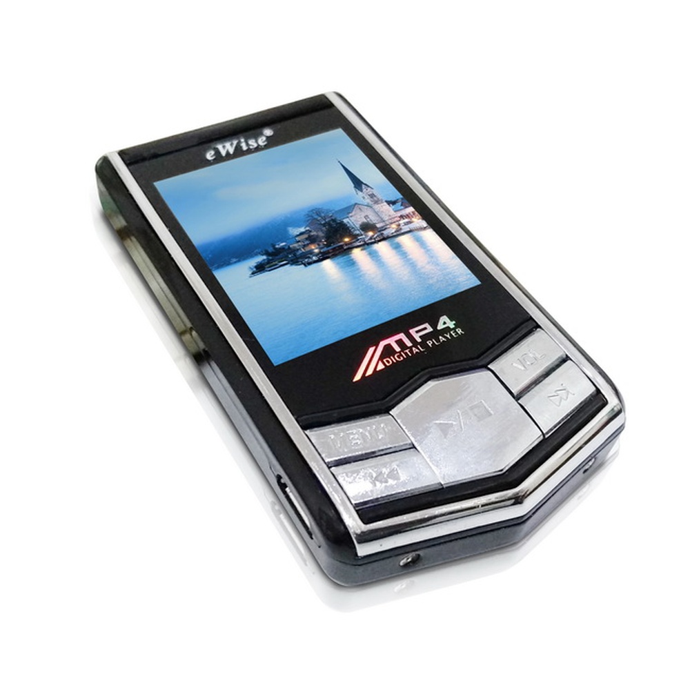 [B1850] eWise Black Diamond Sport Style Color MP4 Player (Built-in 8GB Memory) (with 6 Bonus Gifts), 黑, large