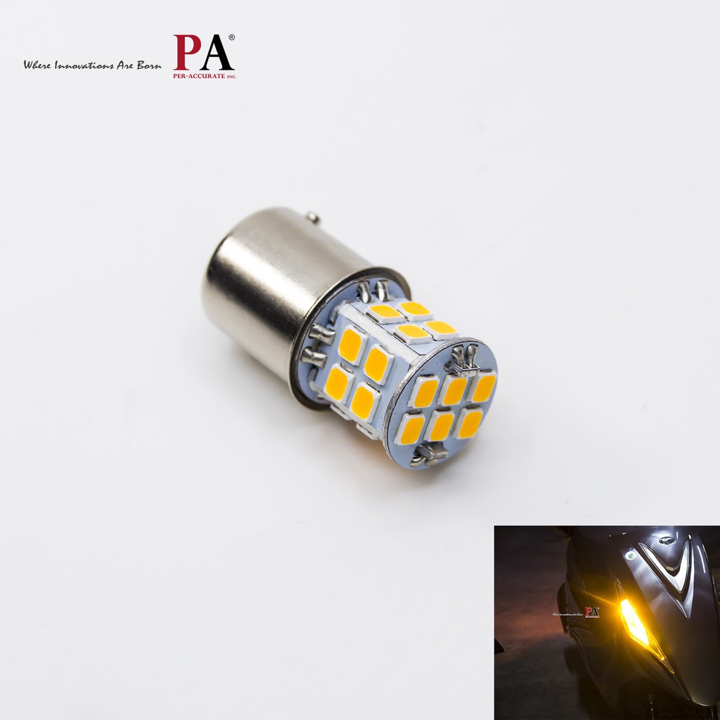 【免改繼電器】機車專用 LED方向燈 直上防快閃 RY10W 1156斜角 平角 勁戰 JETS 摩托車 Y22, , large