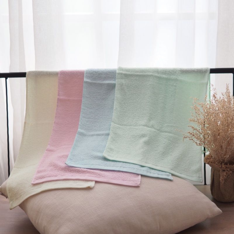 [Kaimei Cotton Industry] Randomly selected 12-person group, excellent MIT made in Taiwan, selected plain color 20 two-person towels, , large