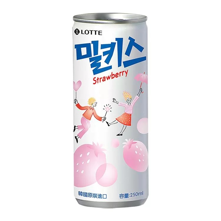 Milkis Strawberry 250ml, , large