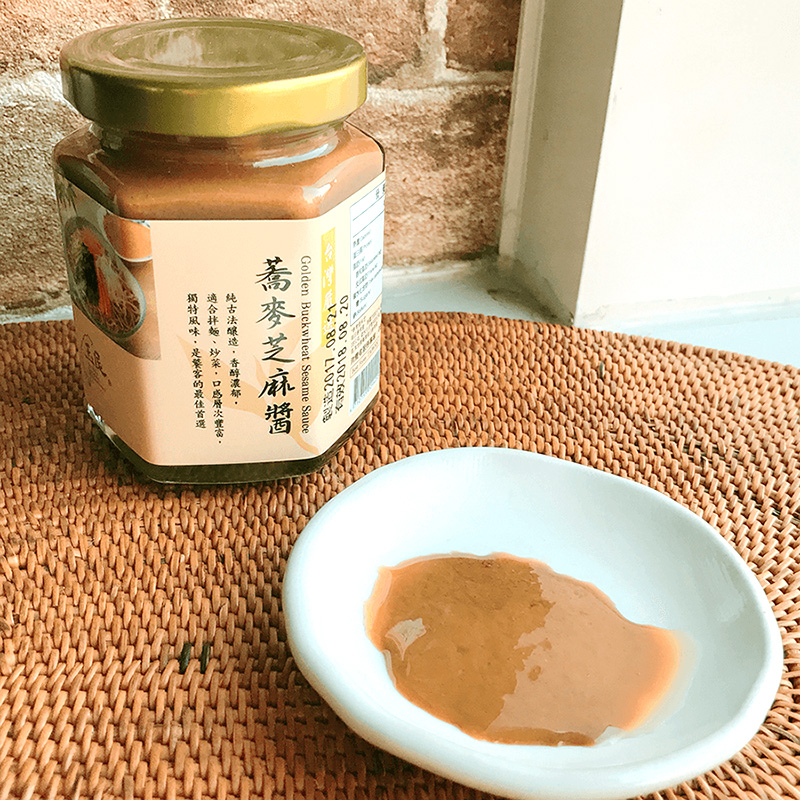 玉民黃金蕎麥麵600gx3入+黃金蕎麥芝麻醬1入, , large