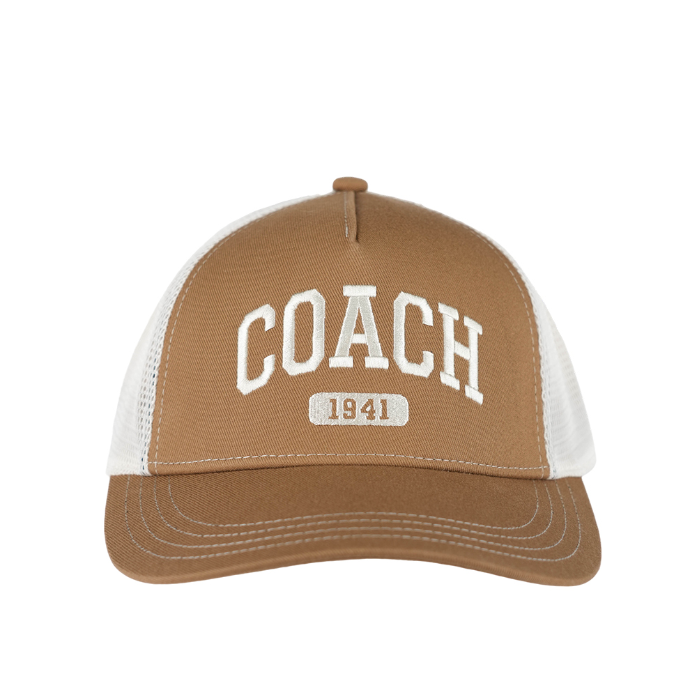 COACH 1941 標誌棉質棒球帽 M-L / 奶茶色, , large