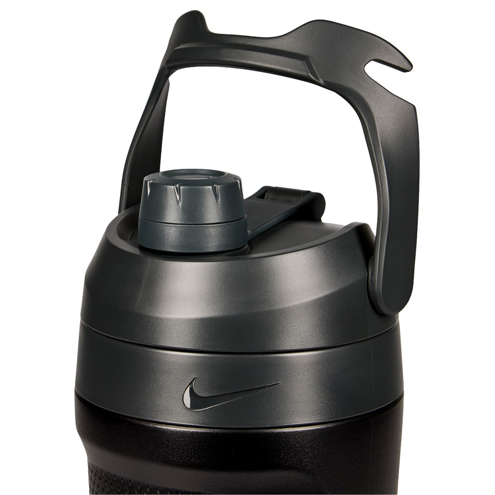 NIKE FUEL JUG 大口徑霸水壺 40OZ/1180ml 運動水壺 轉蓋式 輕量 保冷 鉤狀提把 可機洗 N101379703140黑、N101379740540藍, , large