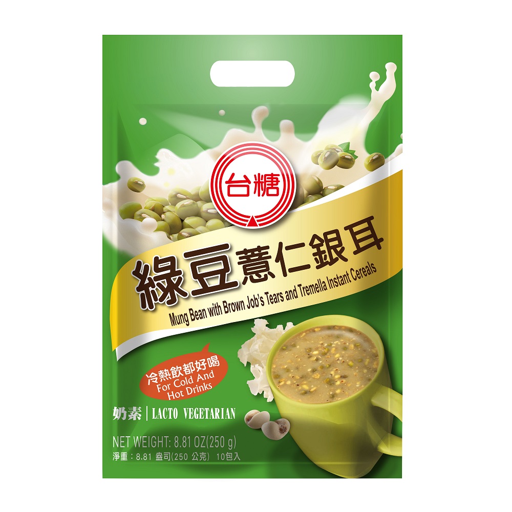 台糖綠豆薏仁銀耳25g X10, , large