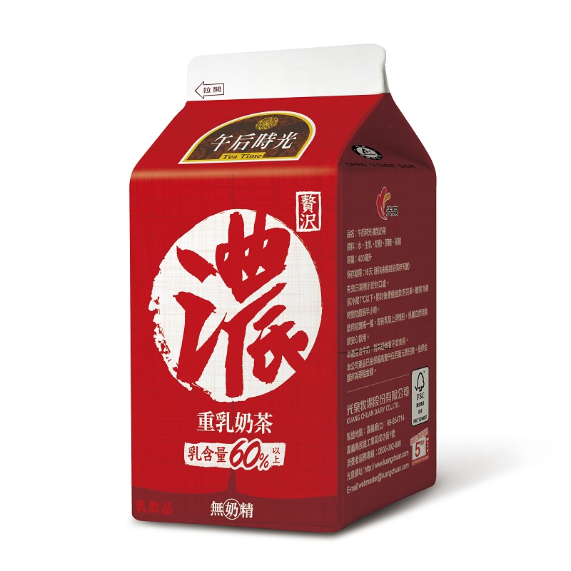 光泉午后時光-重乳奶茶400ml, , large