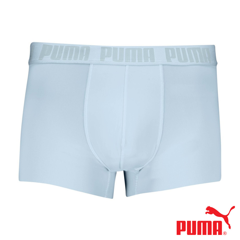 PUMA 涼感內褲 3件組 彪馬 跳豹 男內褲 冰絲內褲 平口內褲 涼感 彈力 貼身 透氣 抗菌 無痕 灰 淺灰 淺藍, , large