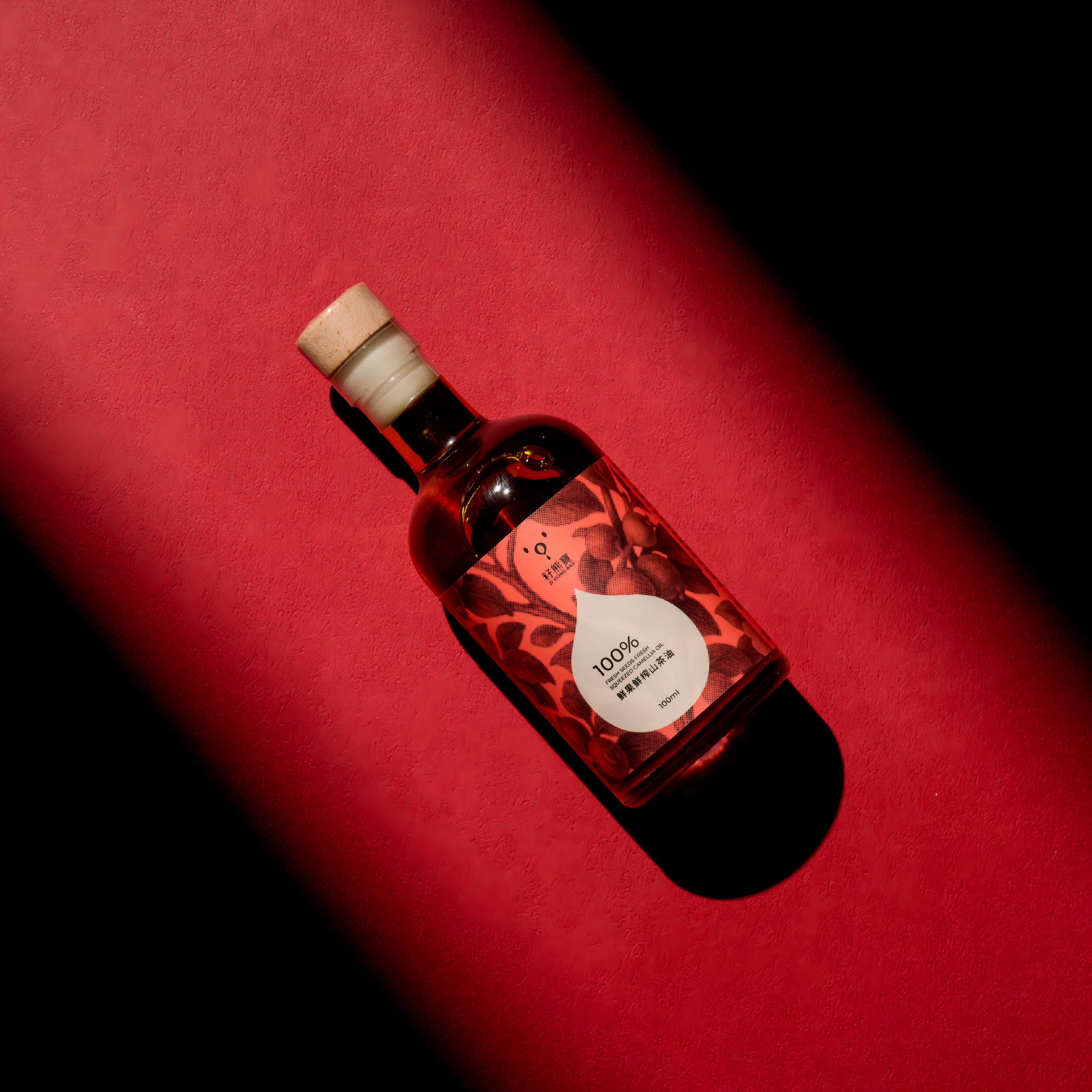 [ZI XIONG BAO CAMELLIA OIL] BAISHATUN MATSU GIFT BOX ( FRESH SEEDS FRESH SQUEEZED 245ML *1 BOTTLE & APPLE TEA 2G * 10 BAGS), , large