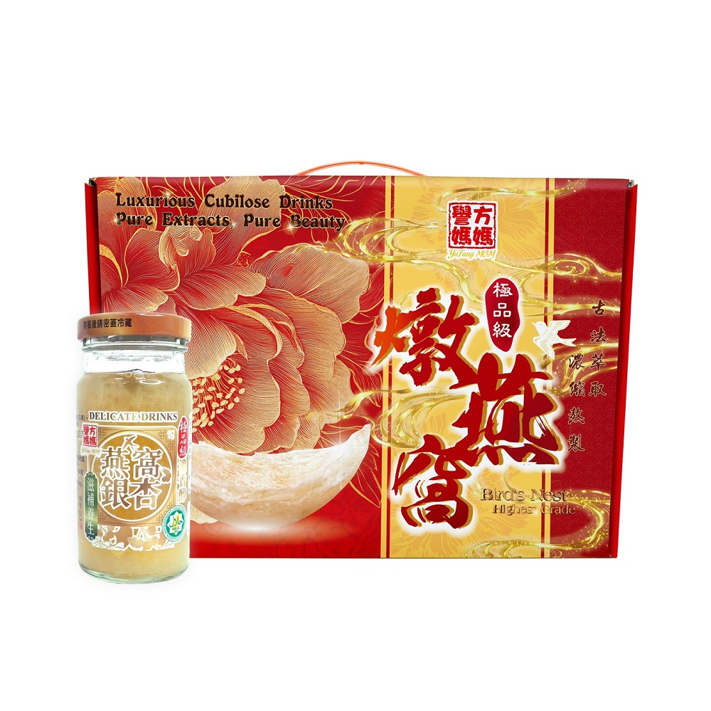 譽方媽媽極品燕窩銀杏玉露140gx10入, , large