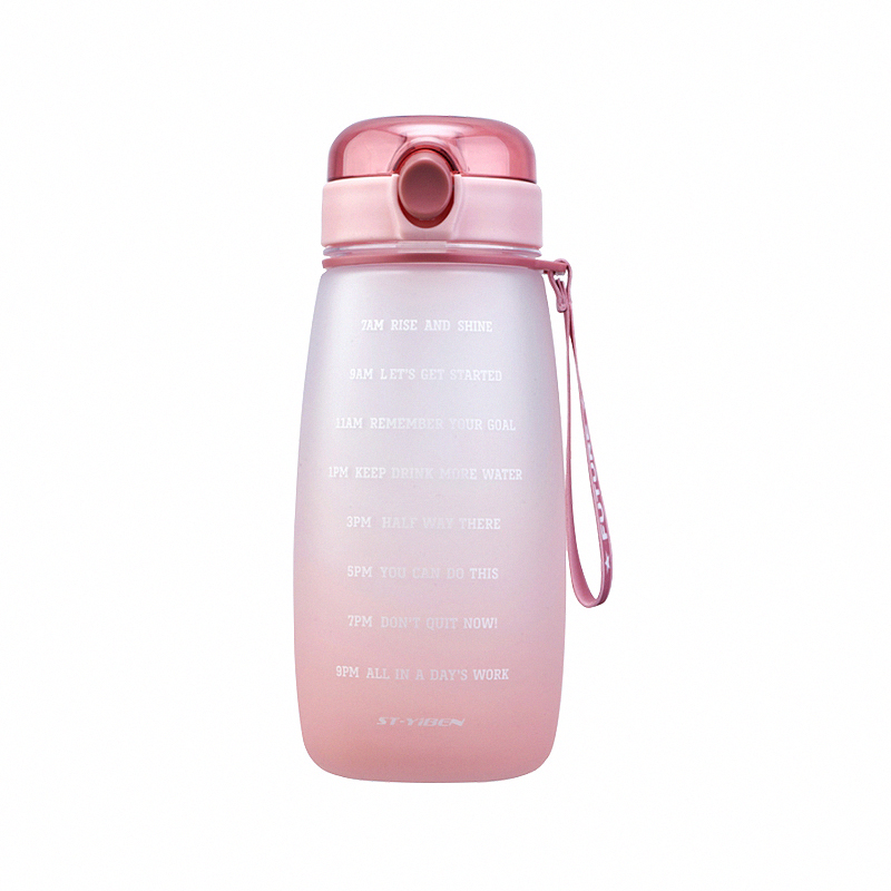 Drinking straw water bottle 1L, 紅色, large