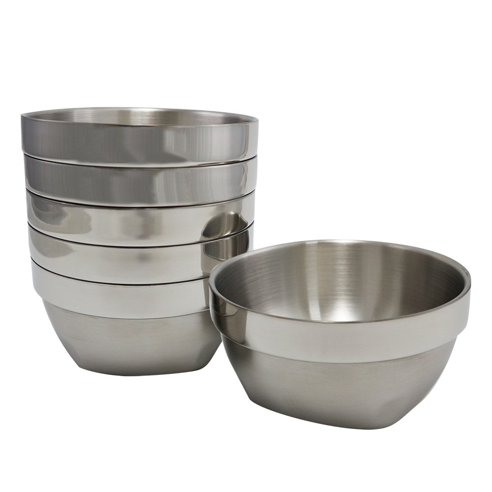 米雅可經典316不鏽鋼方形雙層隔熱碗-12cm-6入x2盒, , large