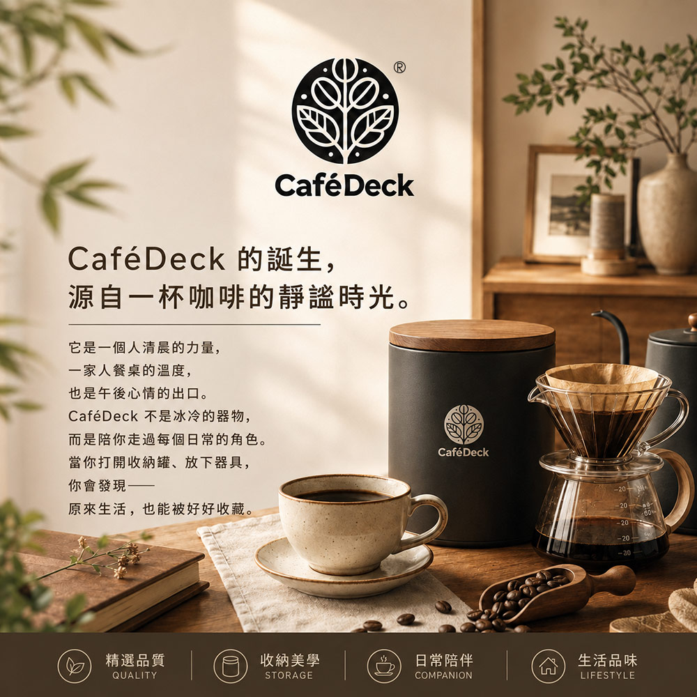 CafeDeck｜咖啡茶包收納架 三層置物架  桌面整理 辦公桌面茶水間 咖啡機架  零食餅乾架, , large