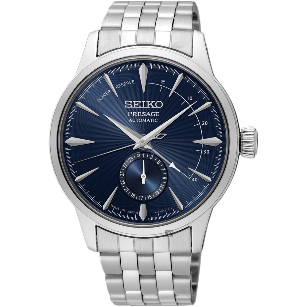 SEIKO Presage Cocktail 調酒師動力儲存顯示機械錶4R57-00E0A/SSA347J1, , large