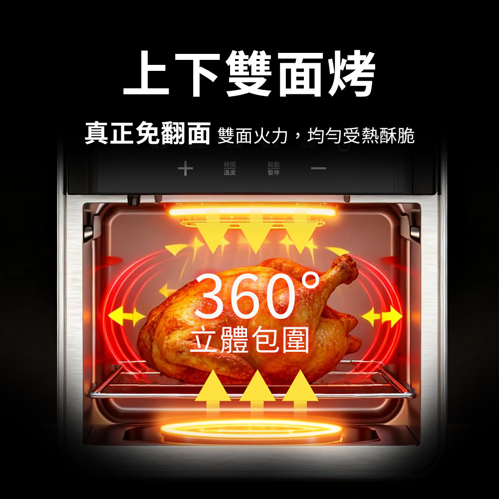 【Glolux】8.8L雙層加熱不鏽鋼氣炸鍋（AF-8801）贈送1包烘焙紙, , large